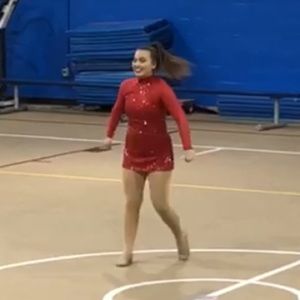 Sequin jazz dance costume